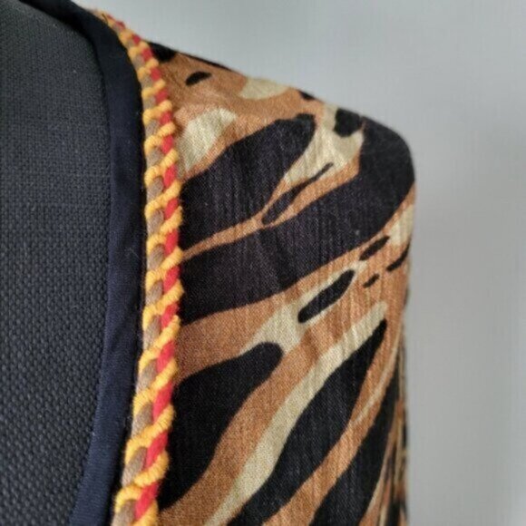 Anthropologie Stripe Puff Sleeve Blouse Sz Small - Picture 9 of 15